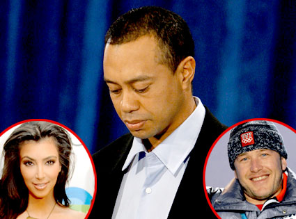 Tiger Woods, Kim Kardashian, Bode Miller Tiger Woods, Kim Kardashian, Bode Miller